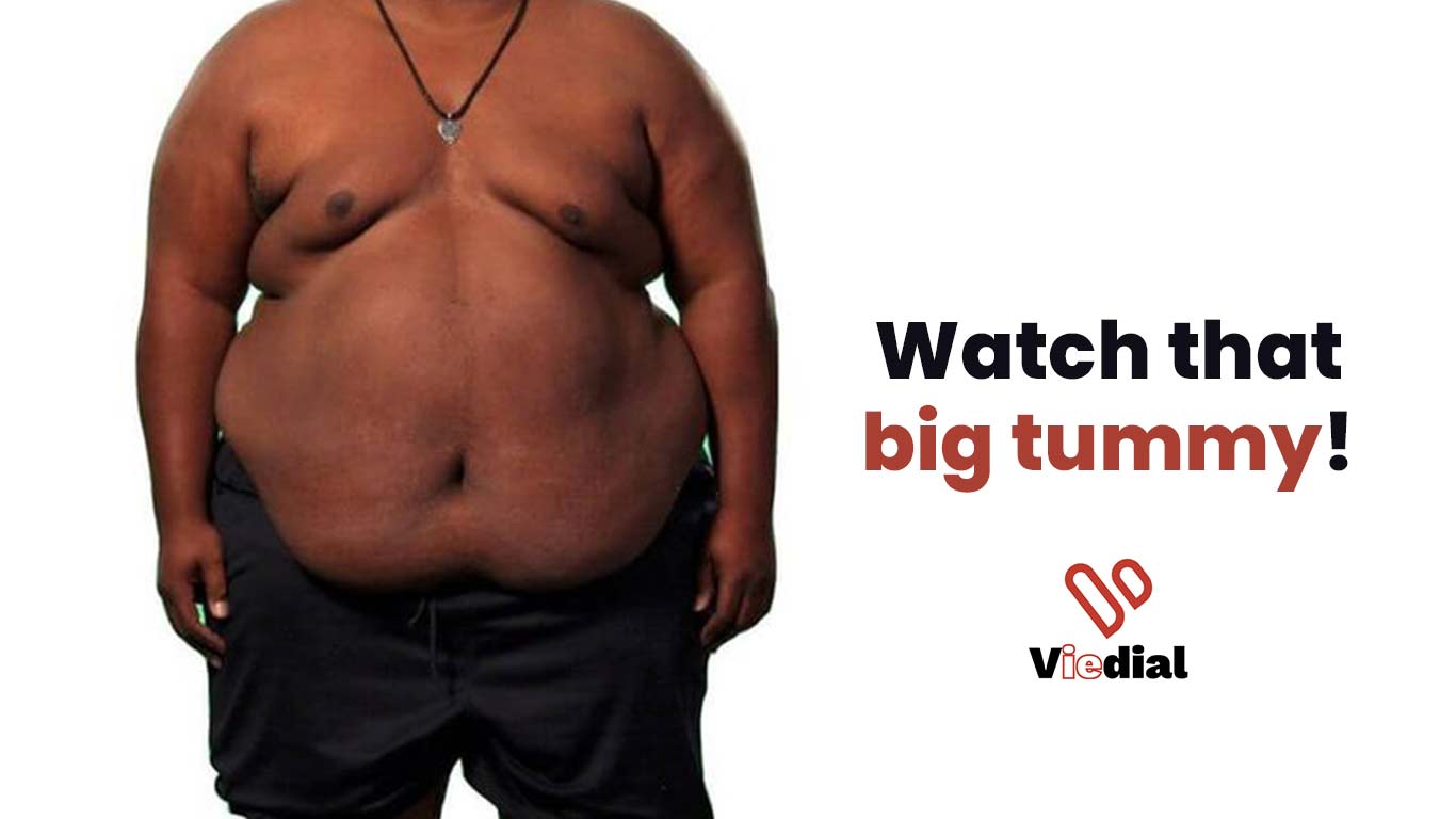 Watch that big tummy! You can do better!